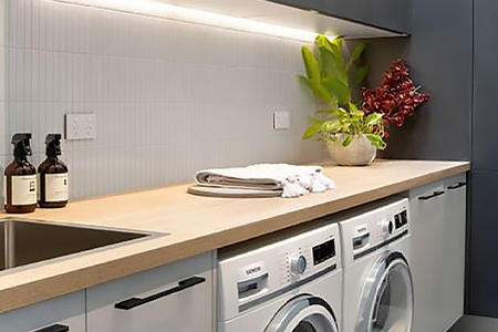 Tvättstuga LED-list källare