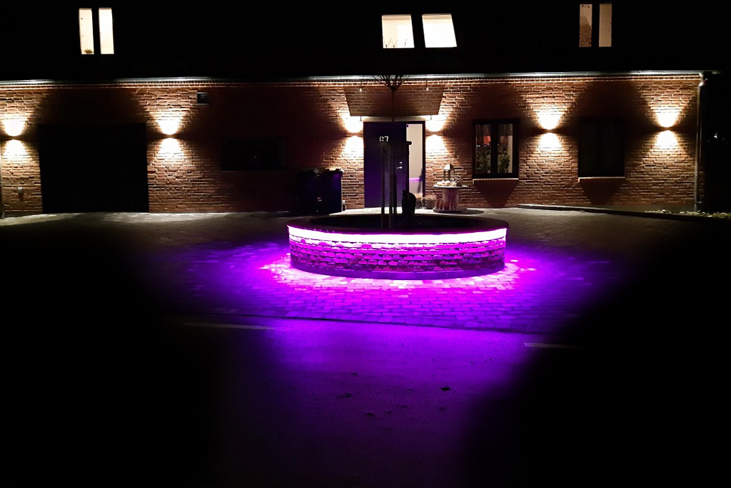 RGB LED-list utomhus