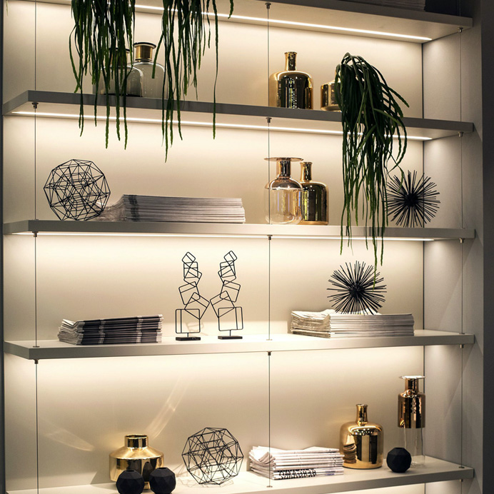 Hyllbelysning / Skåpbelysning LED-lister