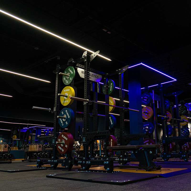 linjär belysning för hemmagym