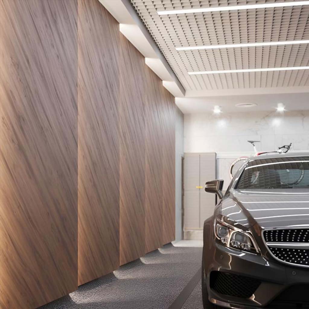 Garage belysning linjär tak